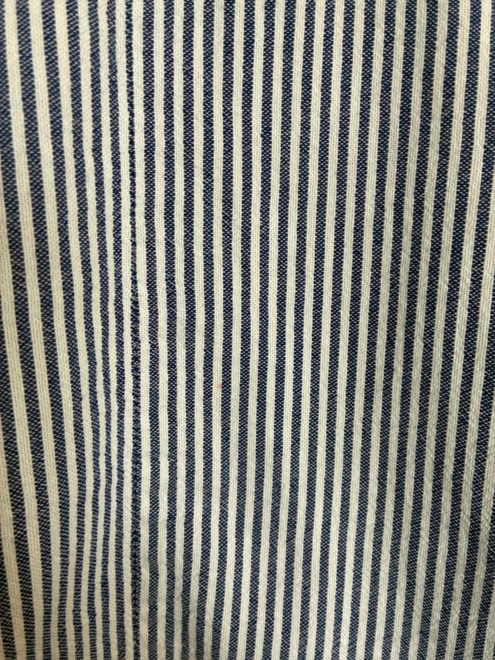 Only - Blue and White Striped Tie-Front Long Sleeve Top - Picture 6 of 12